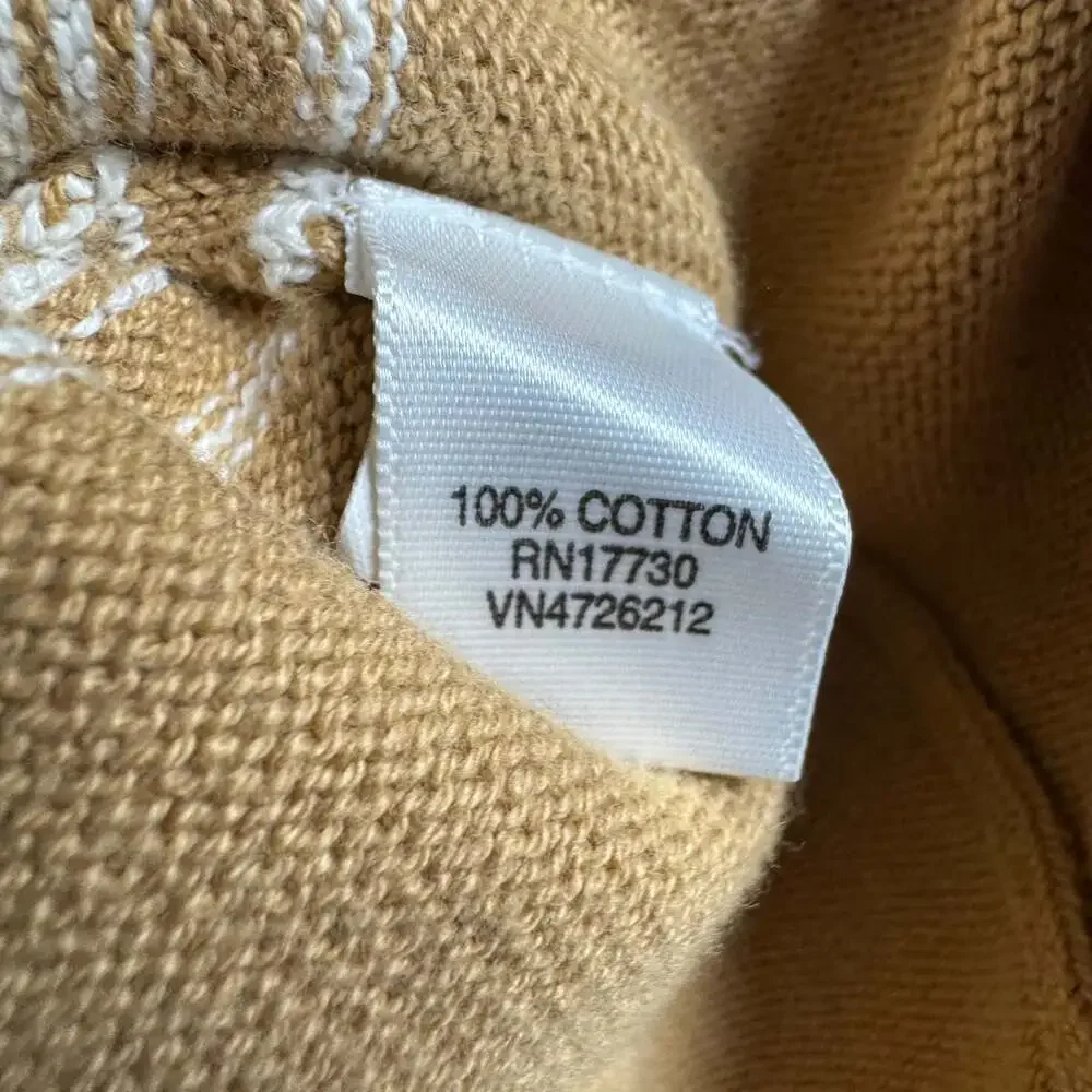 Mossimo Supply Co. Brown Tan Striped Sweater - Picture 5 of 7